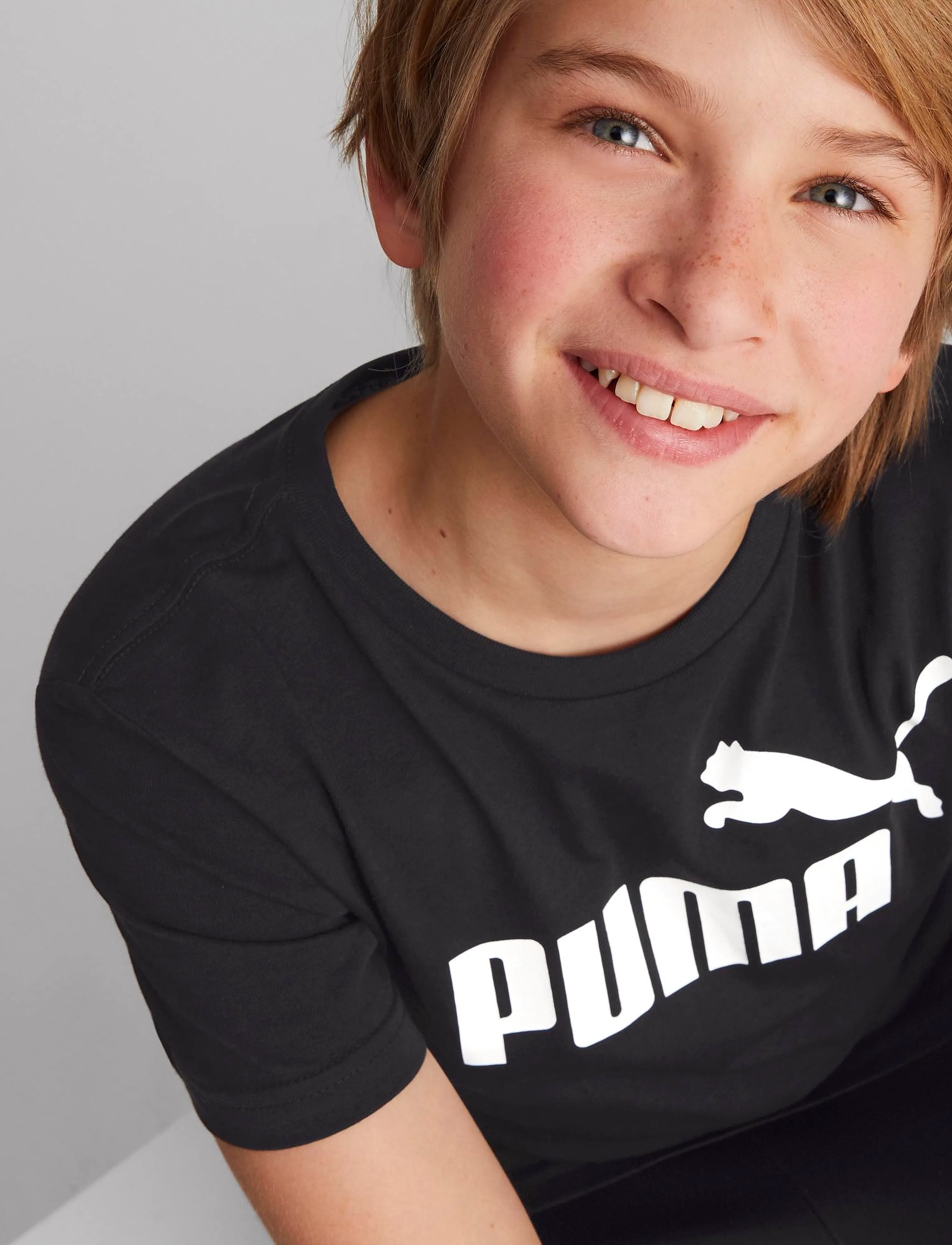 PUMA - ESS Logo Tee B - lühikeste varrukatega t-särgid - puma black - 4