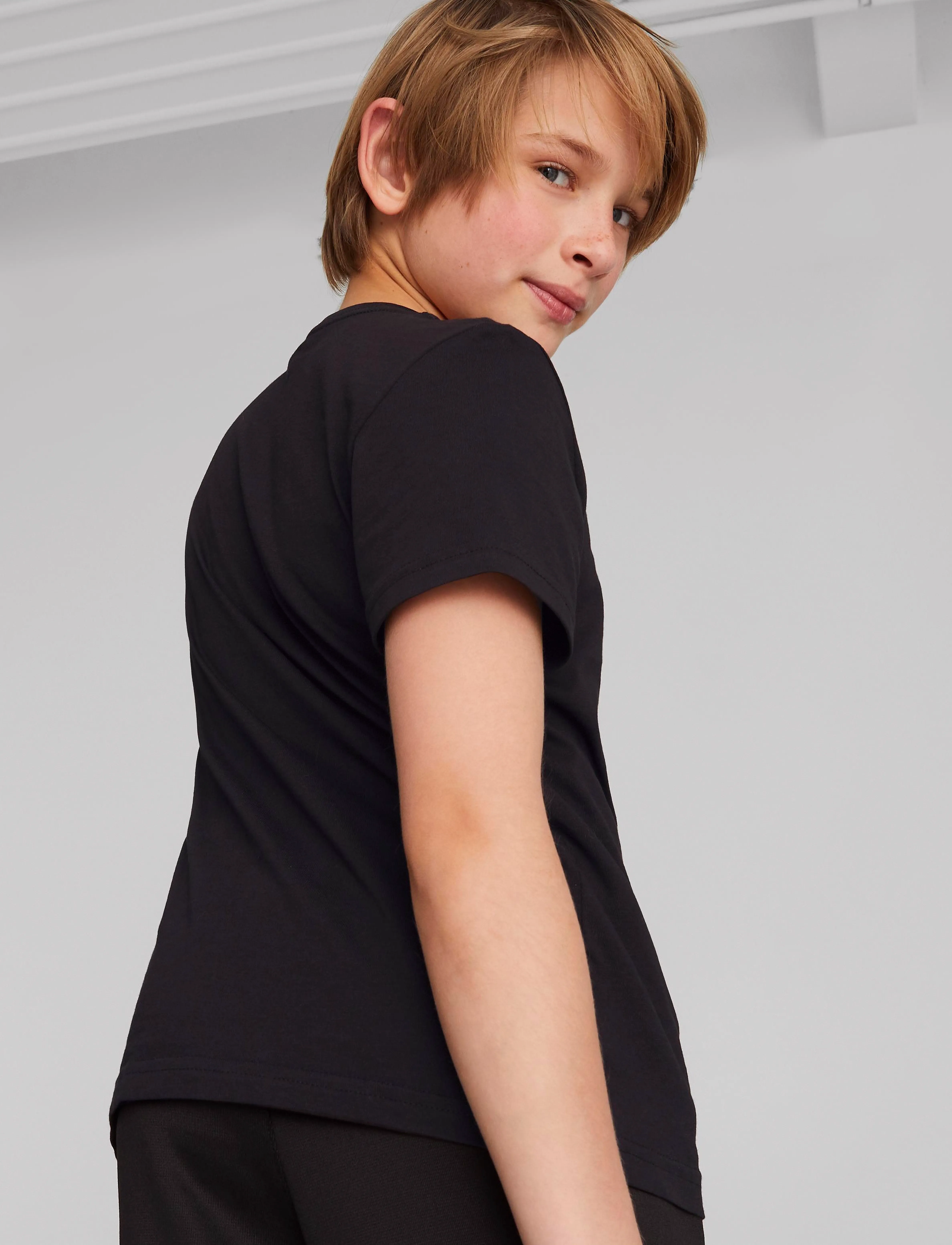 PUMA - ESS Logo Tee B - lühikeste varrukatega t-särgid - puma black - 5