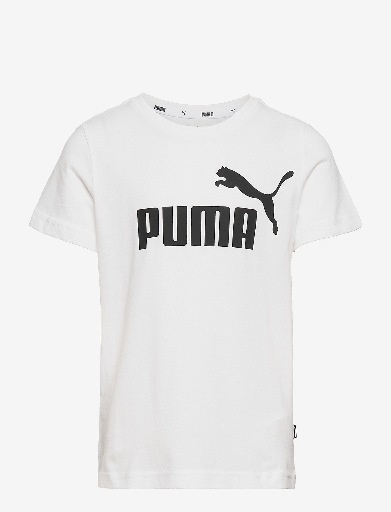 PUMA - ESS Logo Tee B - kortærmede t-shirts - puma white - 0