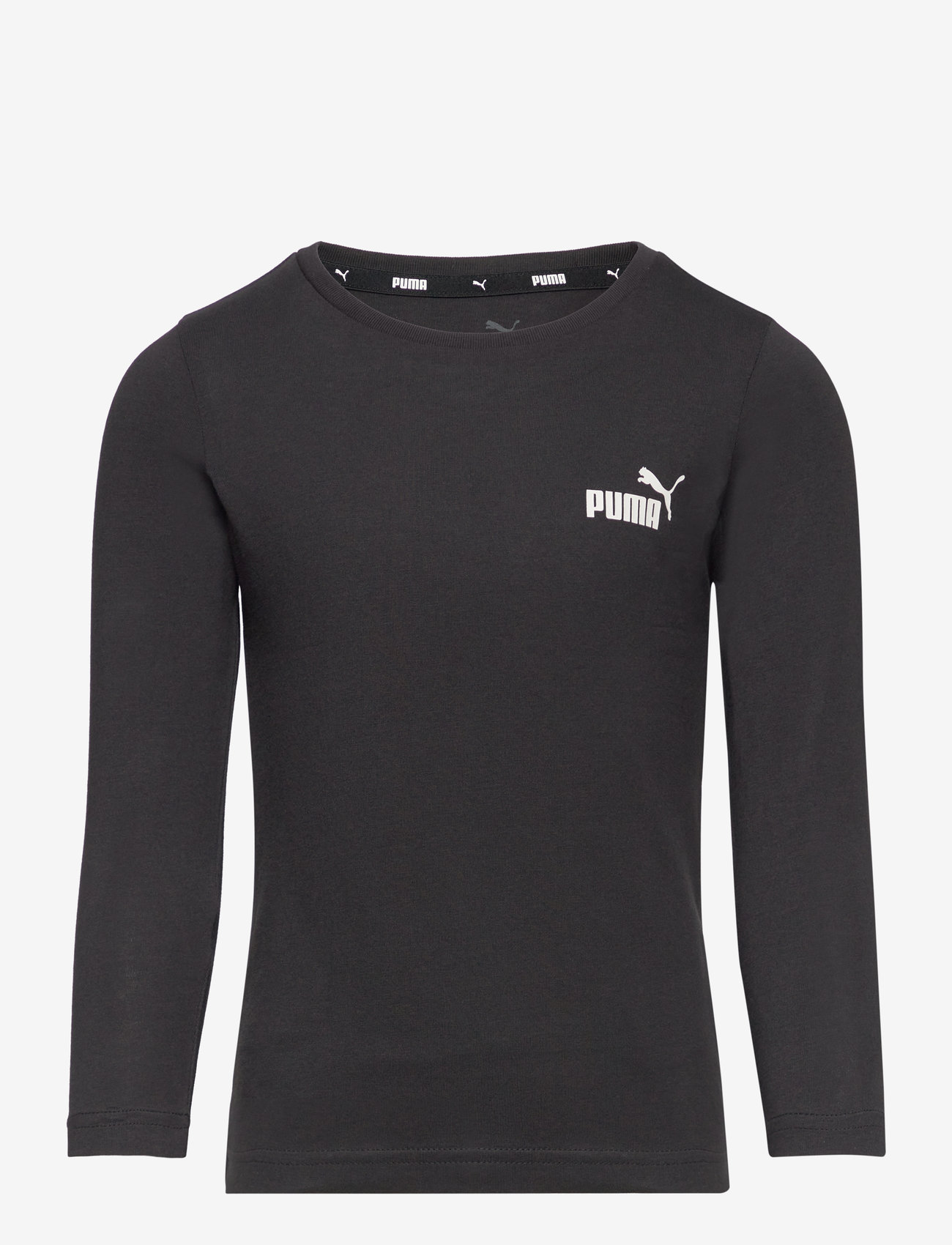PUMA - ESS No. 1 Logo LS Tee B - autumn clothing - puma black - 0