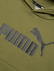 PUMA - ESS Big Logo Hoodie FL B - hupparit - olive green - 3