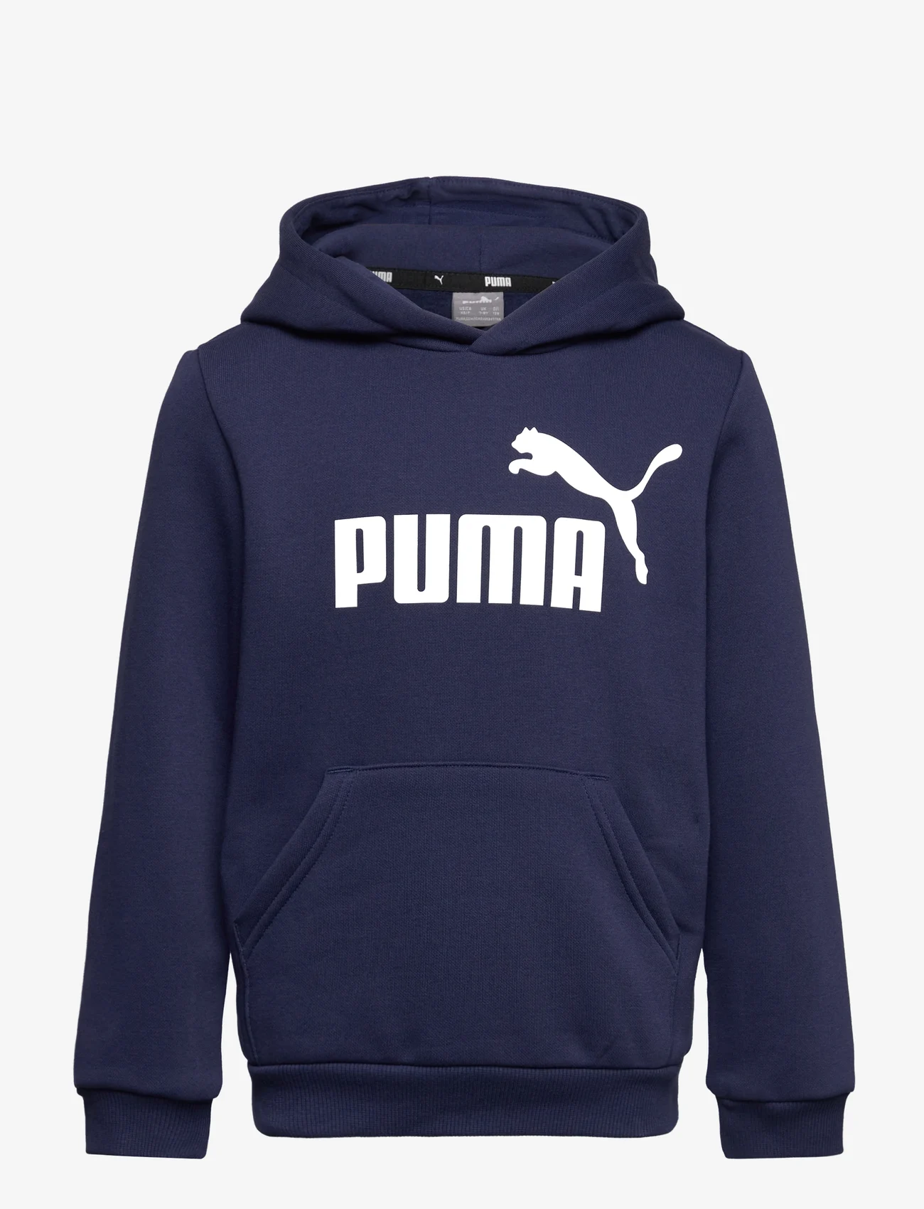 PUMA - ESS Big Logo Hoodie FL B - clothes - peacoat - 0