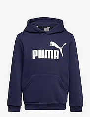 PUMA - ESS Big Logo Hoodie FL B - hættetrøjer - peacoat - 0