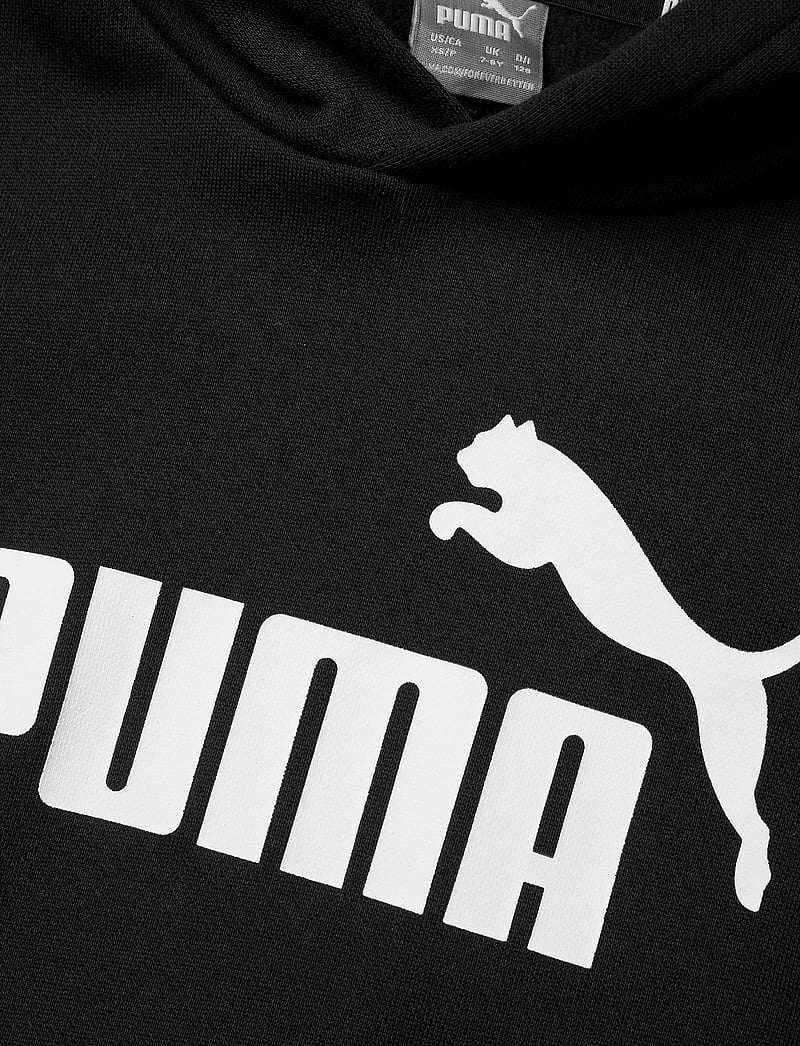 PUMA - ESS Big Logo Hoodie FL B - huvtröjor - puma black - 2