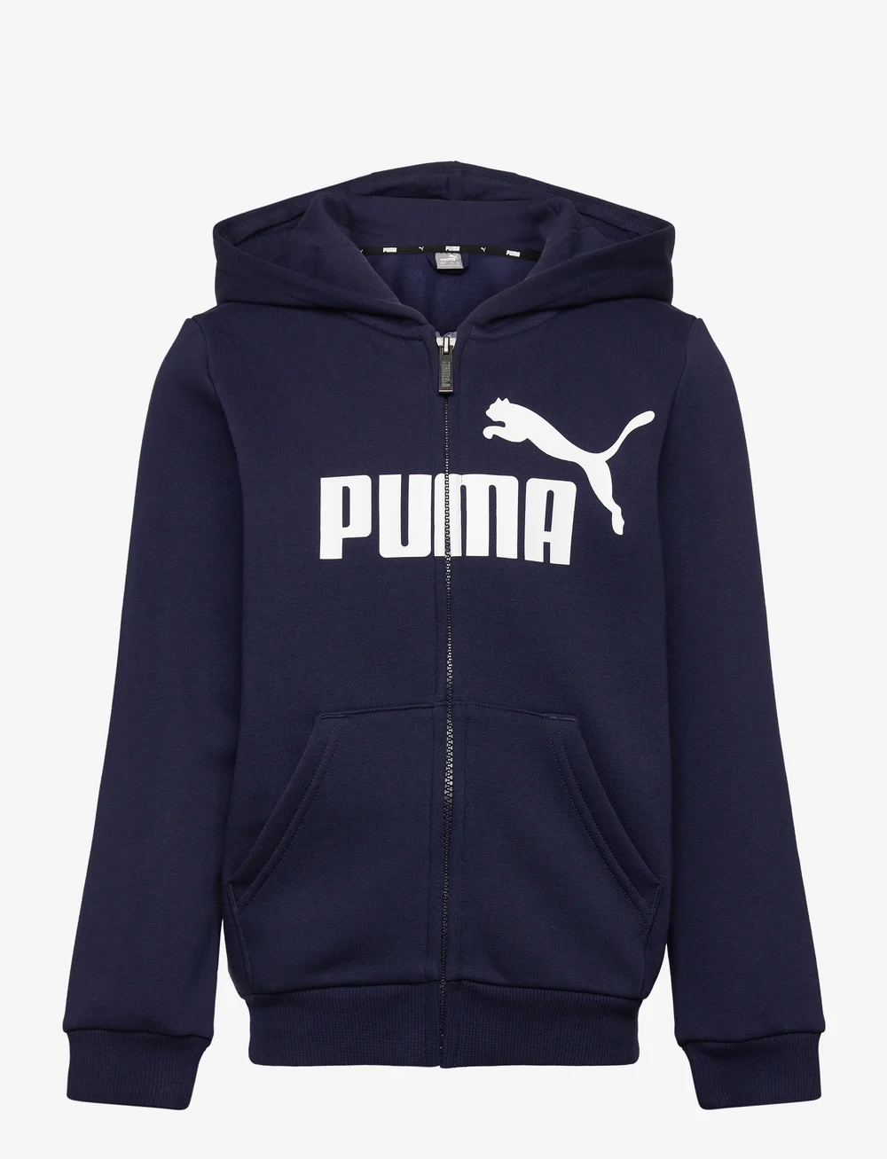 PUMA Ess Big Logo Fz Hoodie Fl B Hoodies Boozt
