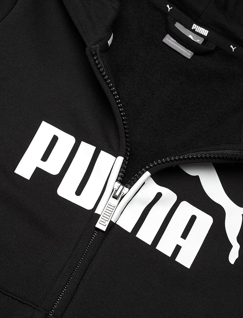 PUMA - ESS Big Logo FZ Hoodie FL B - kapuutsiga dressipluusid - puma black - 2