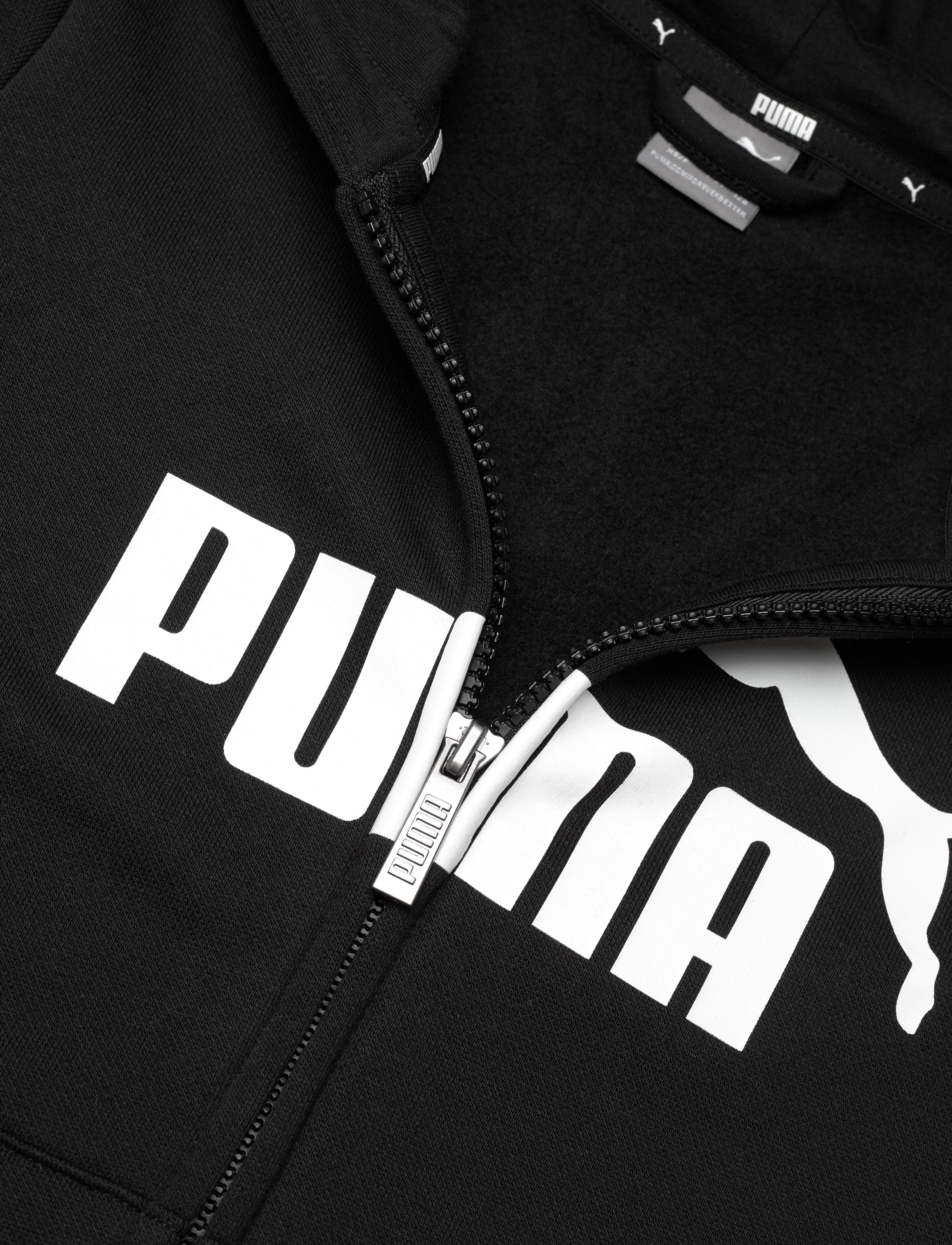 PUMA - ESS Big Logo FZ Hoodie FL B - puma black - 2