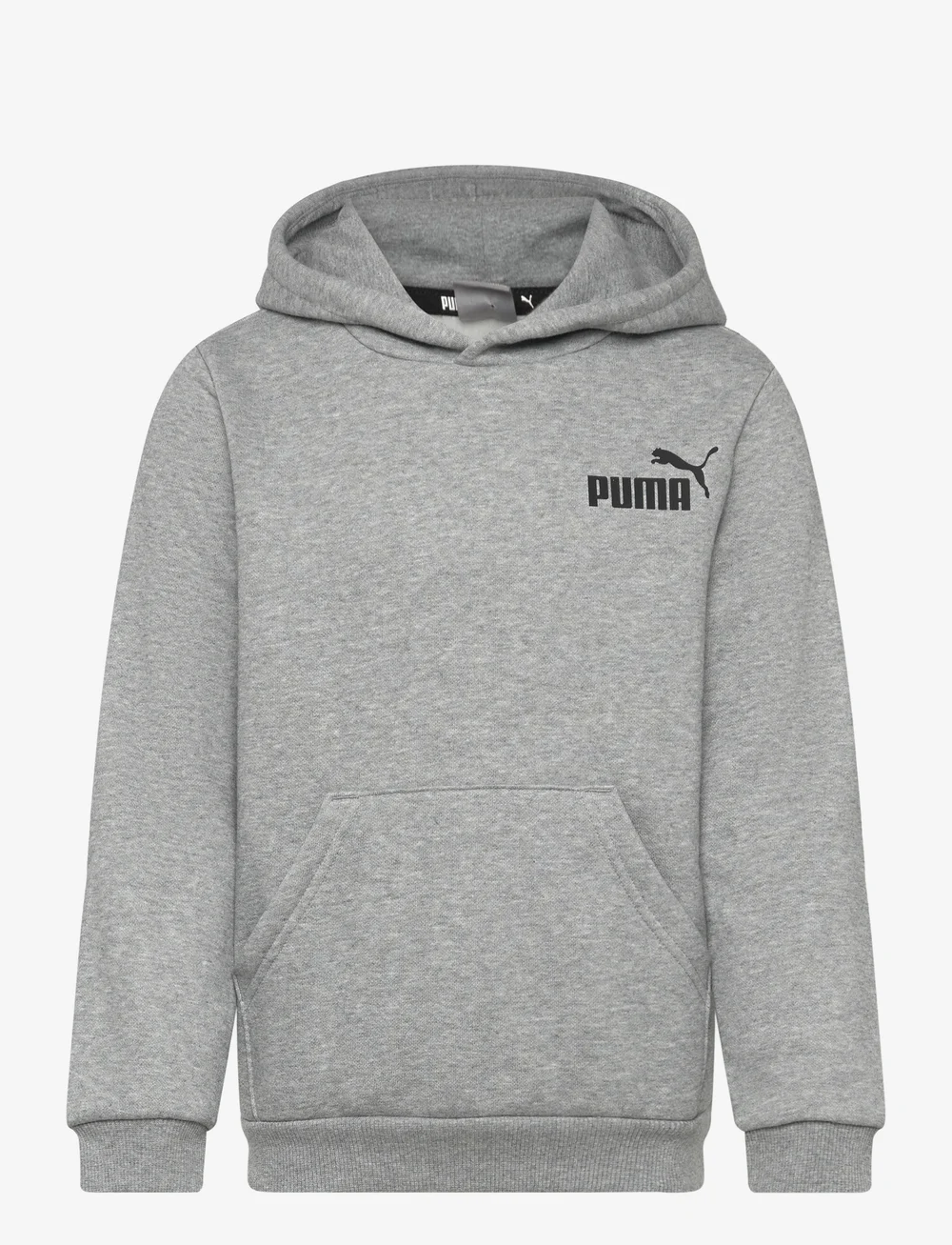 PUMA - ESS Small Logo Hoodie FL B - kapuzenpullover - medium gray heather - 0