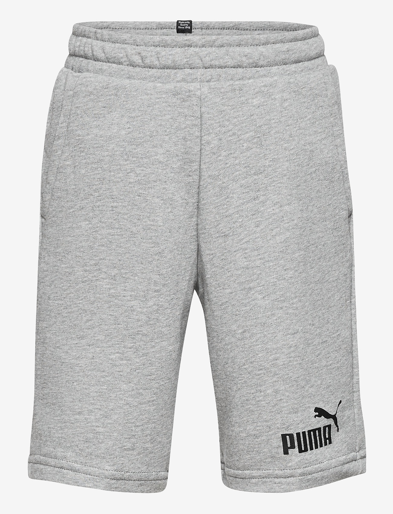 PUMA - ESS Sweat Shorts B - collegeshortsit - medium gray heather - 0