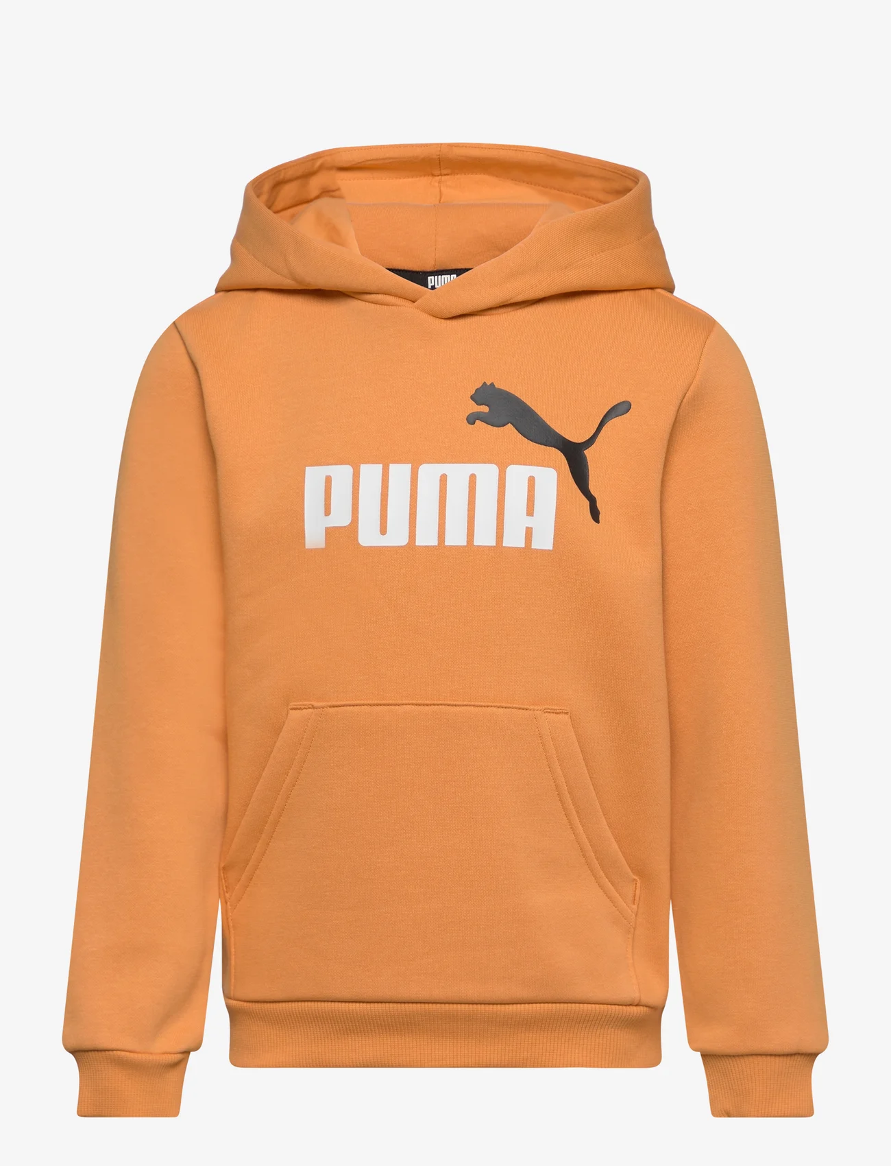PUMA - ESS+ 2 Col Big Logo Hoodie FL B - clothes - ginger tea - 0