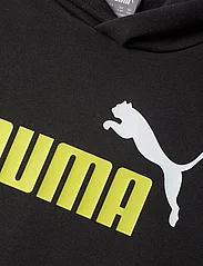 PUMA - ESS+ 2 Col Big Logo Hoodie FL B - hoodies - puma black-lime sheen - 3
