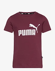 PUMA - ESS Logo Tee G - short-sleeved t-shirts - dark jasper - 0