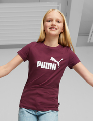 PUMA - ESS Logo Tee G - short-sleeved t-shirts - dark jasper - 2