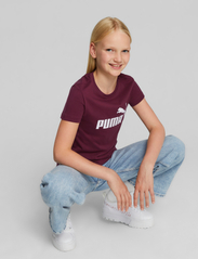 PUMA - ESS Logo Tee G - short-sleeved t-shirts - dark jasper - 4