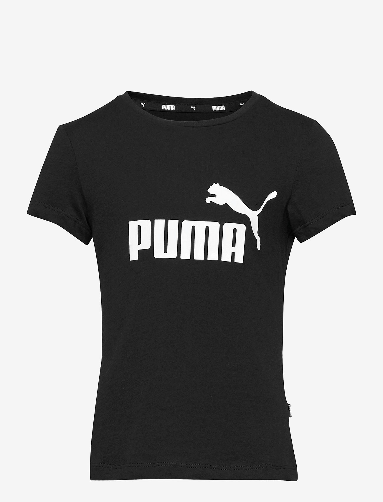 PUMA - ESS Logo Tee G - kortärmade t-shirts - puma black - 0