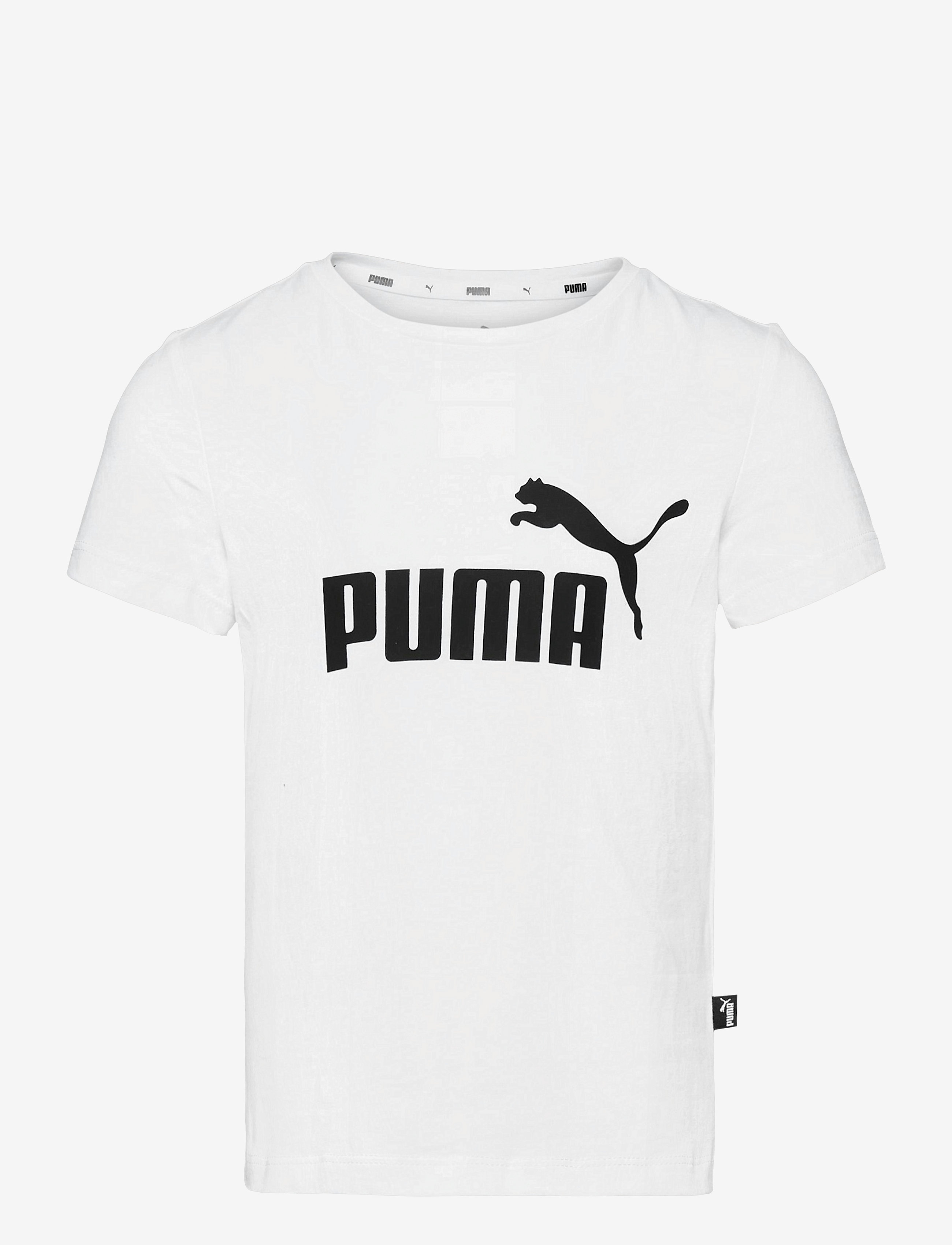 PUMA ESS Logo Tee G - Kleidung - PUMA WHITE / white