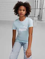 PUMA - ESS Logo Tee G - short-sleeved t-shirts - turquoise surf - 2
