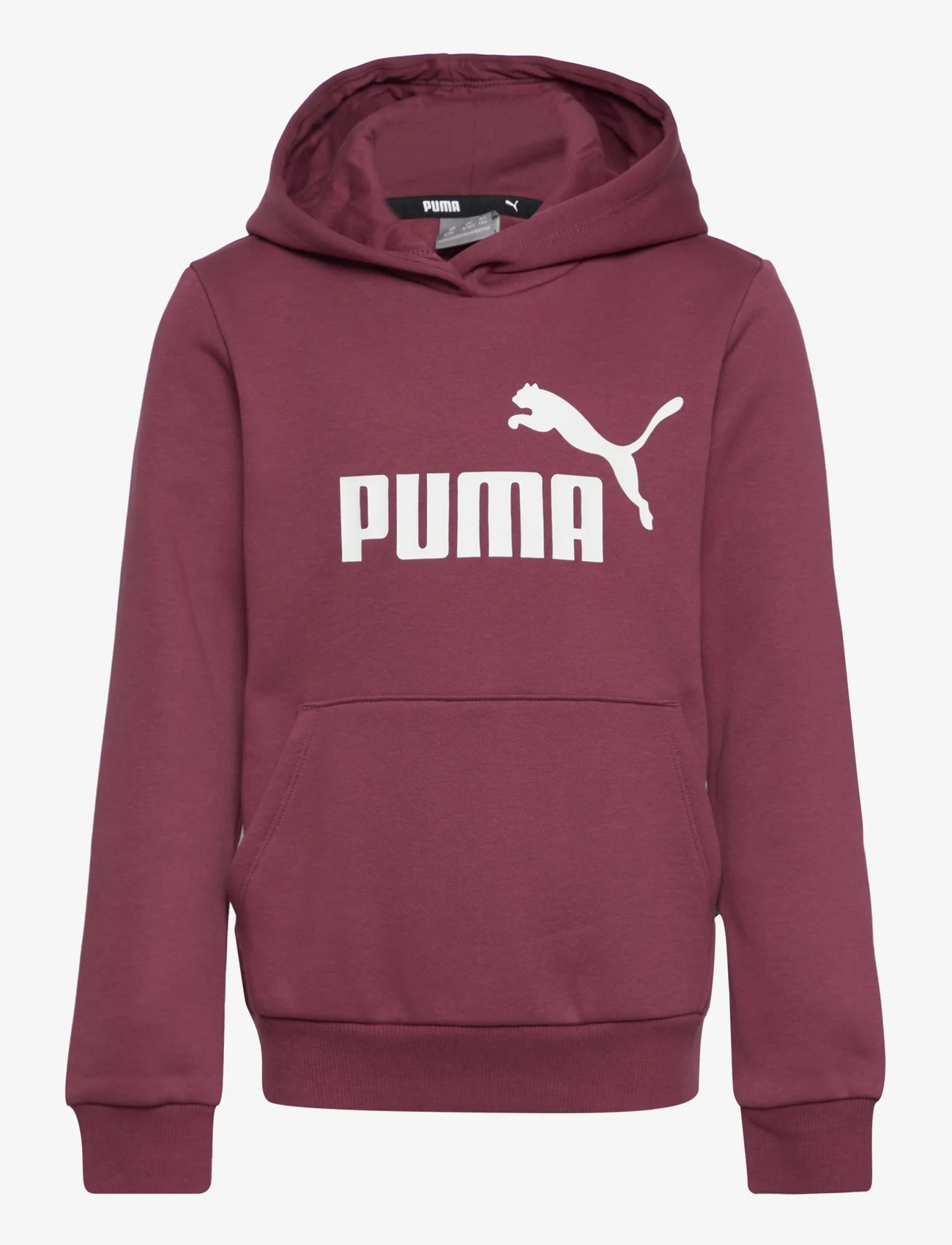 PUMA - ESS Logo Hoodie FL G - kapuutsiga dressipluusid - dark jasper - 0