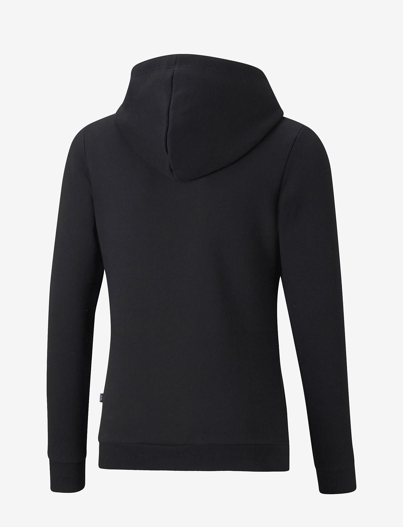 PUMA - ESS Logo Hoodie FL G - huvtröjor - puma black - 1