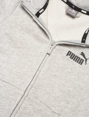 PUMA - ESS Small Logo Full-Zip Hoodie TR G - hoodies - light gray heather - 2