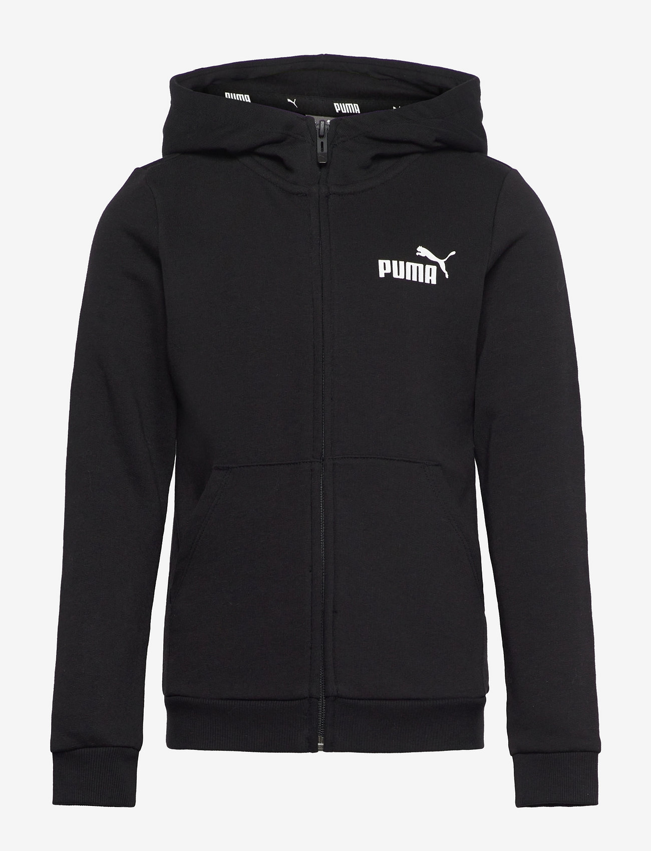PUMA - ESS Small Logo Full-Zip Hoodie TR G - džemperi ar kapuci - puma black - 0