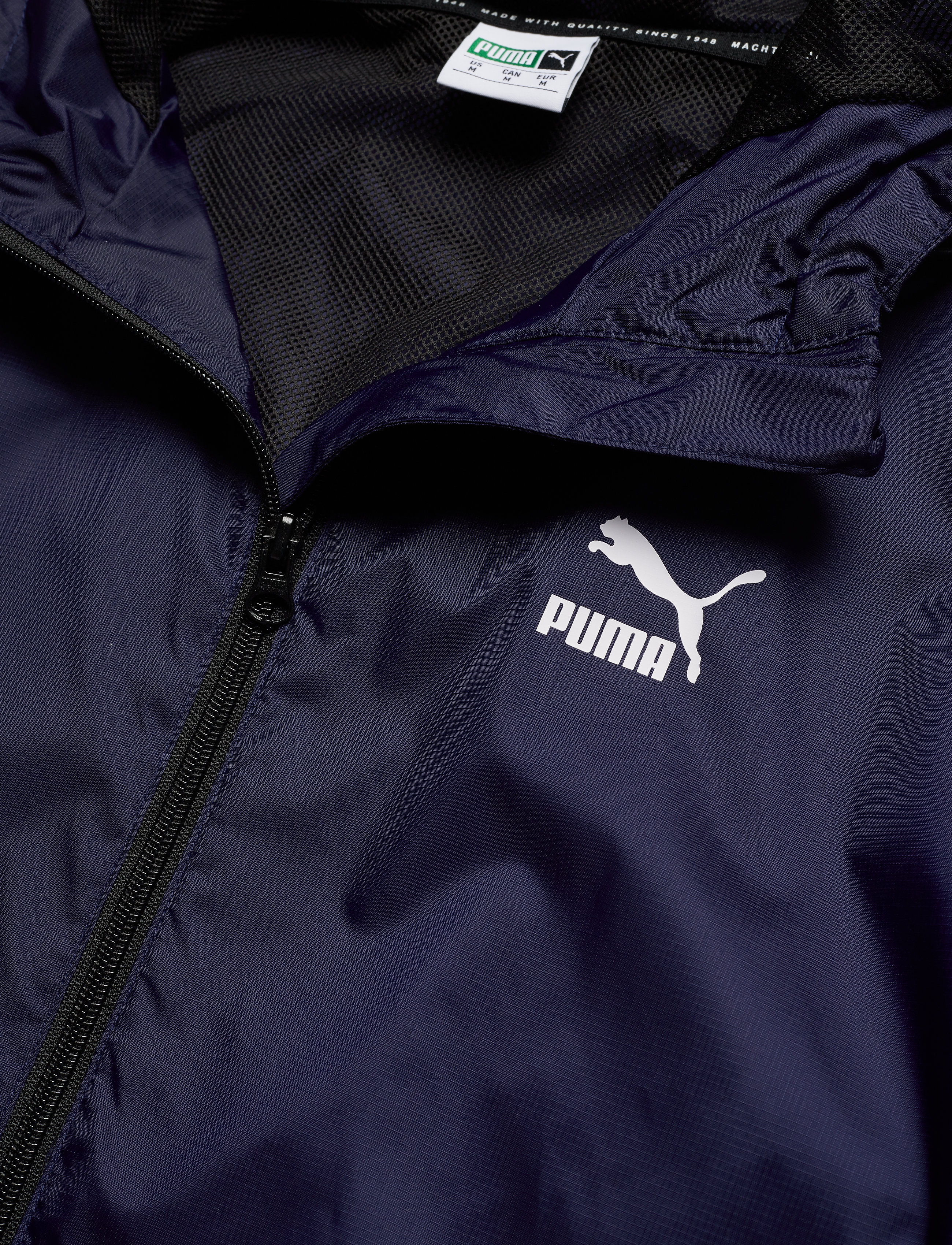 PUMA - Classics Windbreaker FZ - peacoat - 2