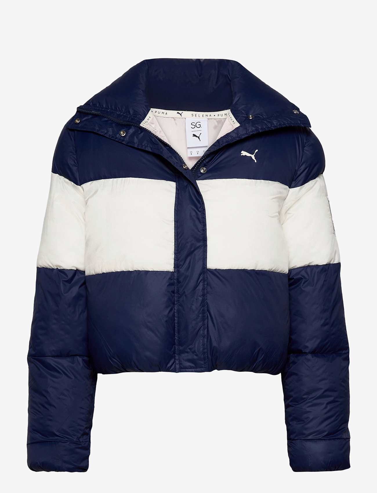 PUMA - PUMA x SG Crop Puffer - peacoat - 0