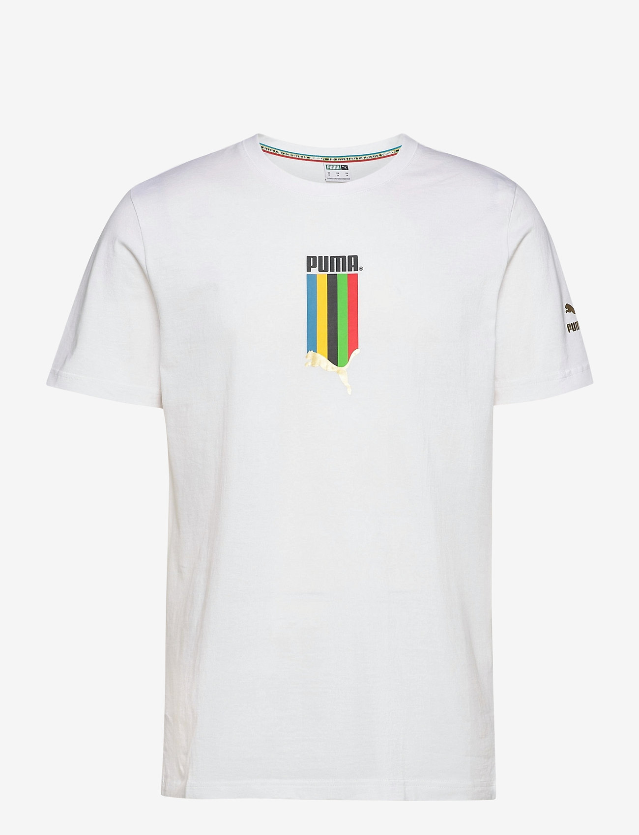 PUMA - TFS Graphic Tee - puma white-gold - 0