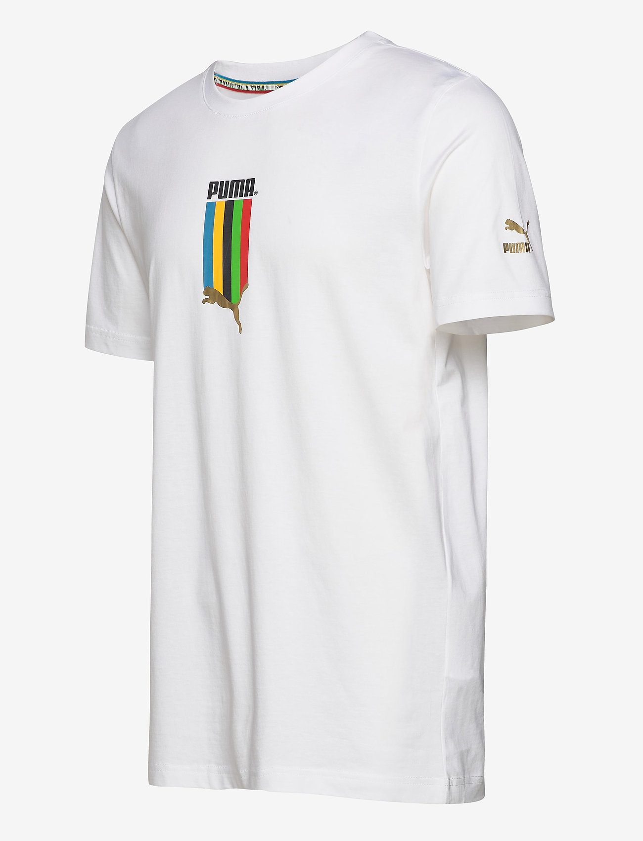 PUMA - TFS Graphic Tee - puma white-gold - 2