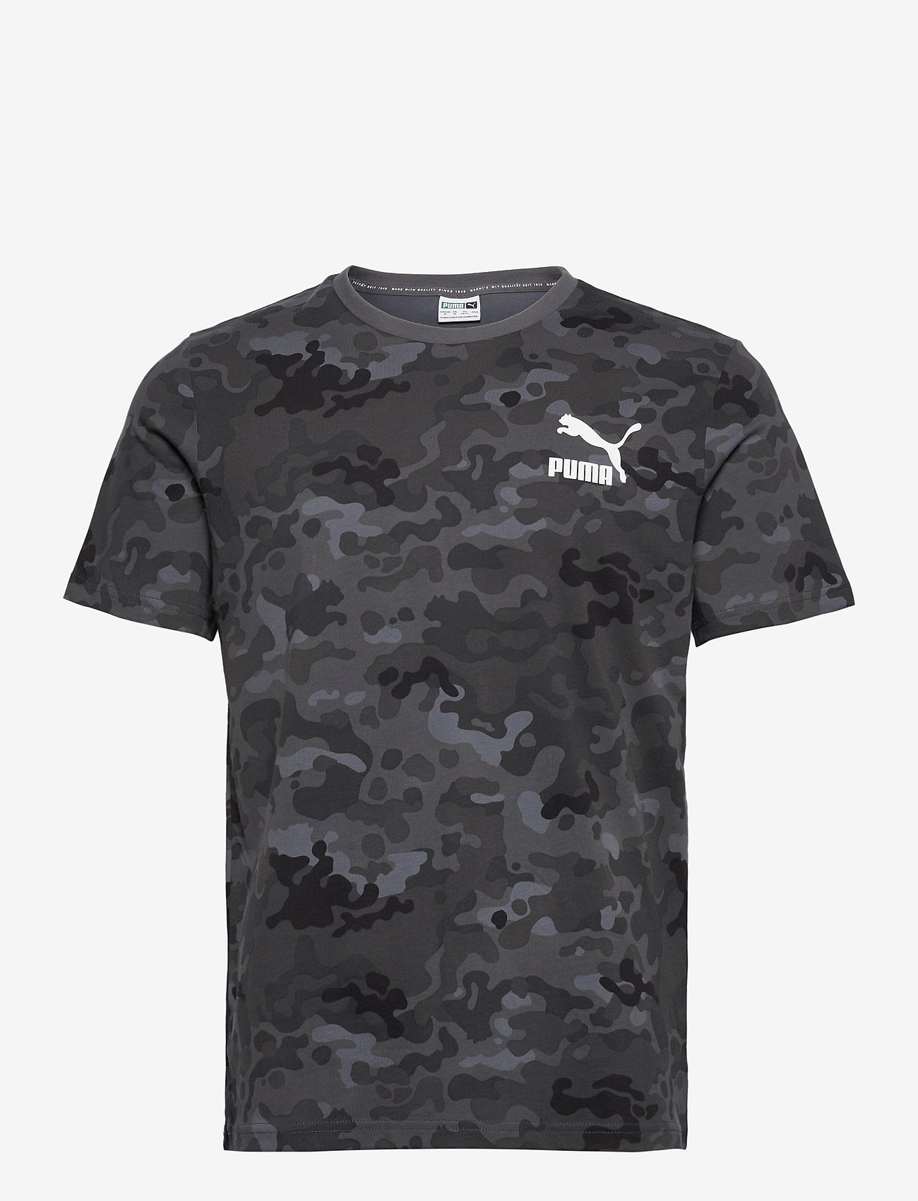 PUMA - Classics Graphics AOP Logo Tee - ultra gray - 0