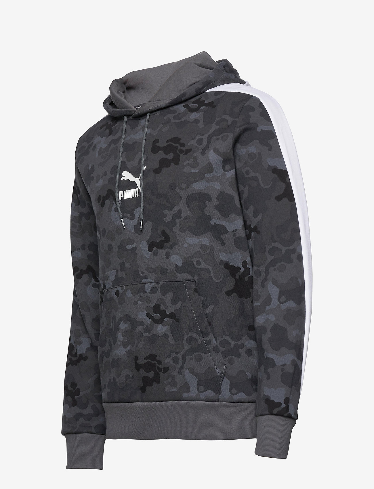 PUMA - Classics Graphics AOP Logo Hoodie - ultra gray - 2