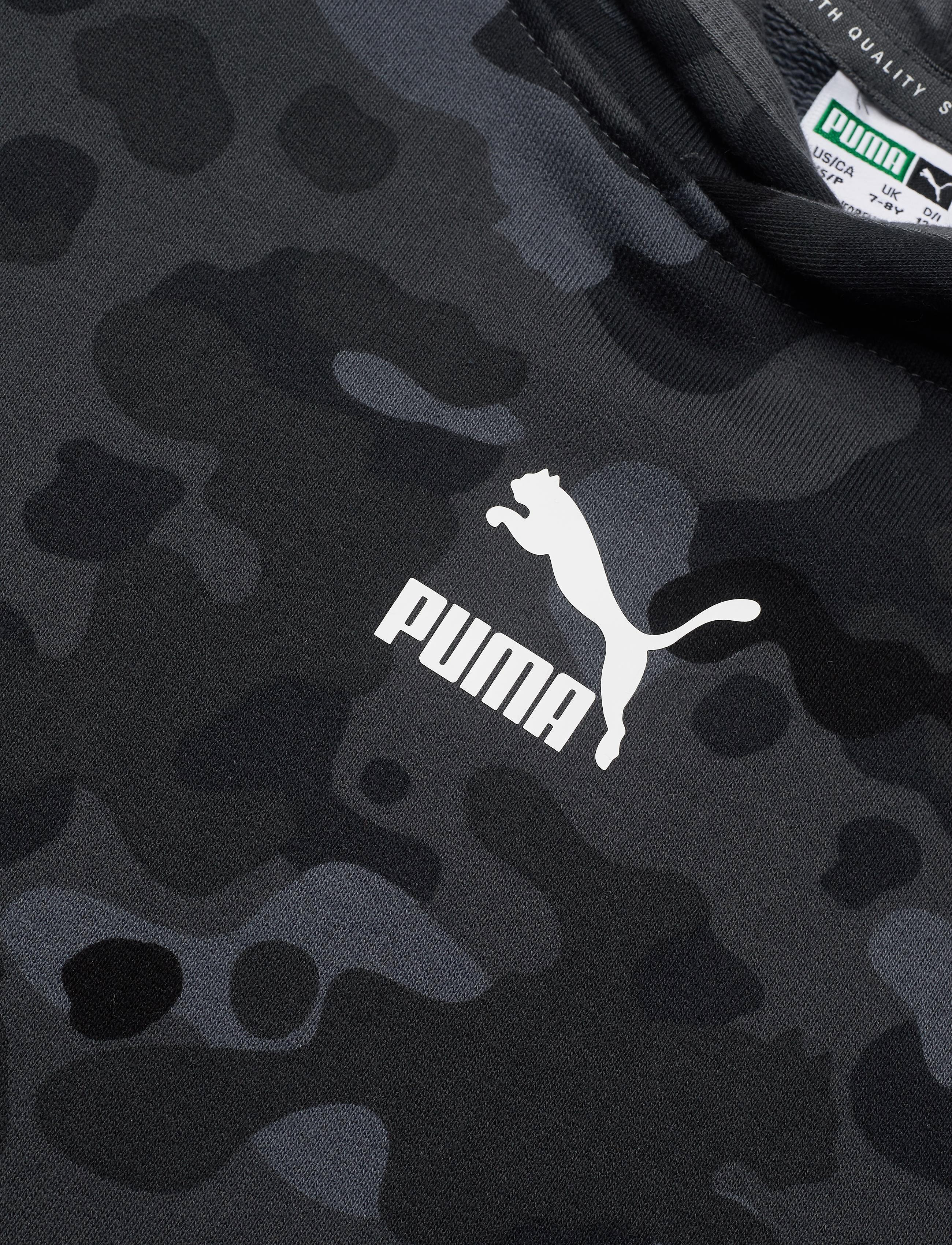 PUMA - Classics Graphics AOP Hoodie TR B - ultra gray - 4