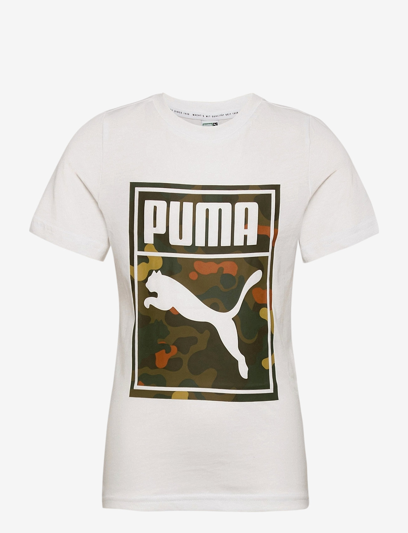 PUMA - Classics Graphics Tee B - puma white-forest night - 0