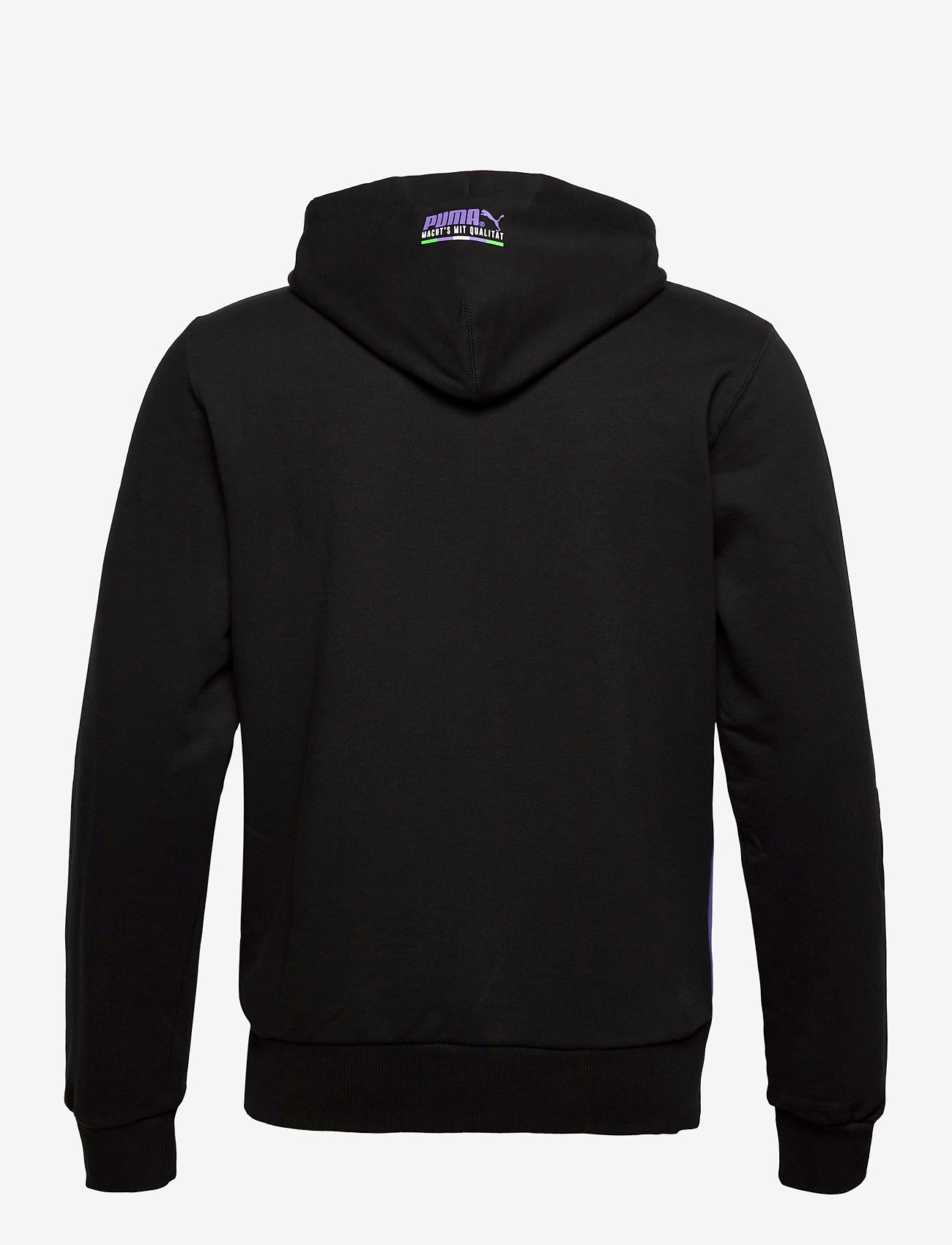 PUMA - TFS Hoodie - puma black-fluo green - 1