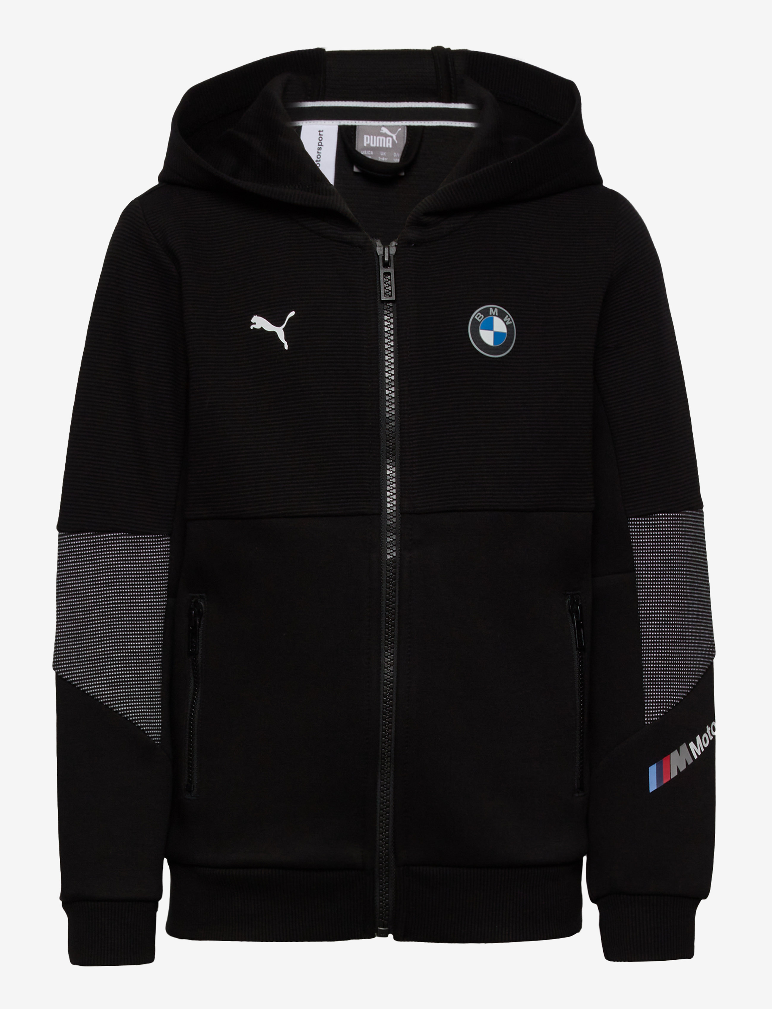 PUMA - BMW MMS Kids Hooded Sweat Jacket - puma black - 0