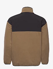 PUMA - CLASSICS UTILITY Polar Fleece Half-Zip - mid layer jackets - chocolate chip - 1