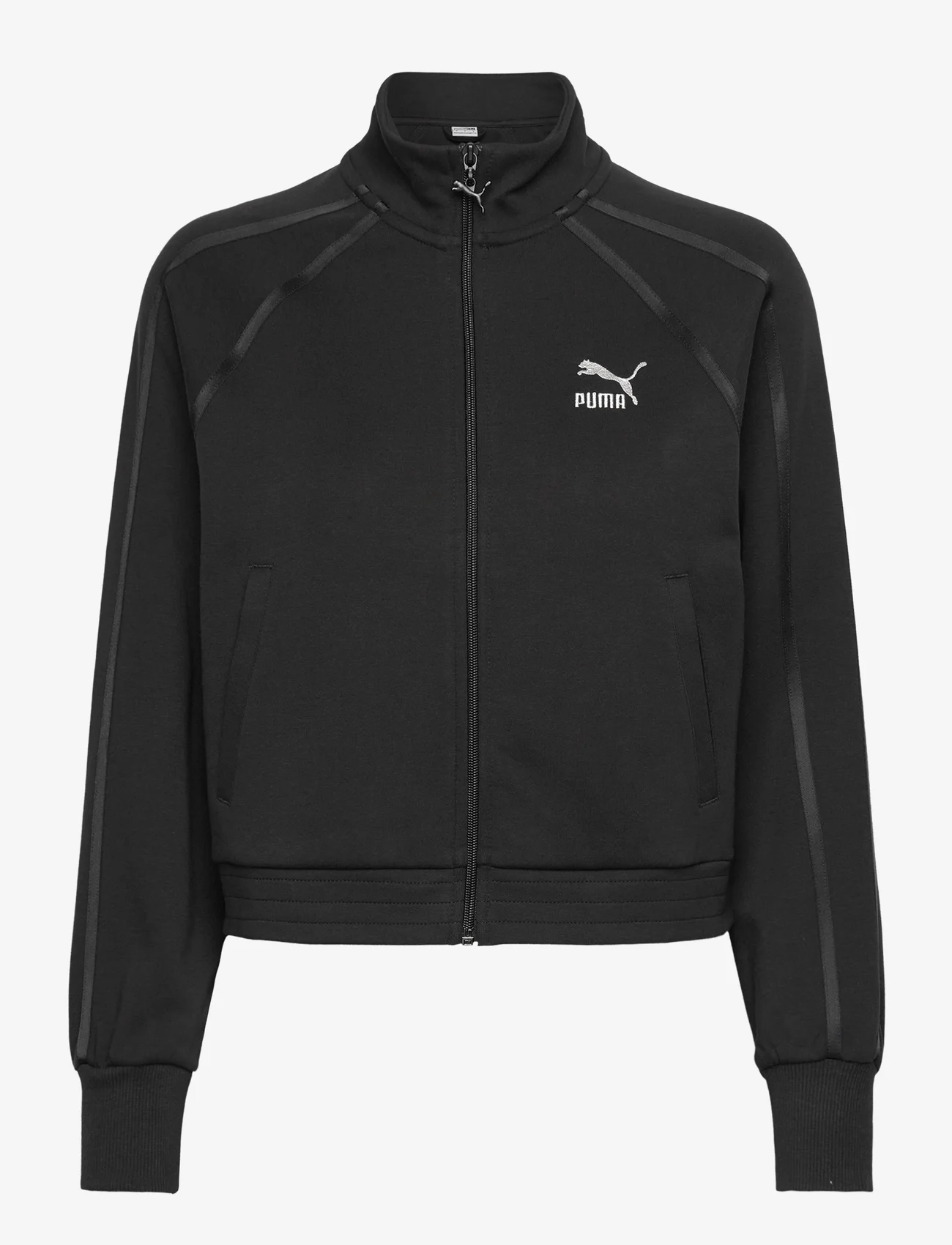 PUMA - T7 Track Jacket - sportiska stila džemperi - puma black - 0