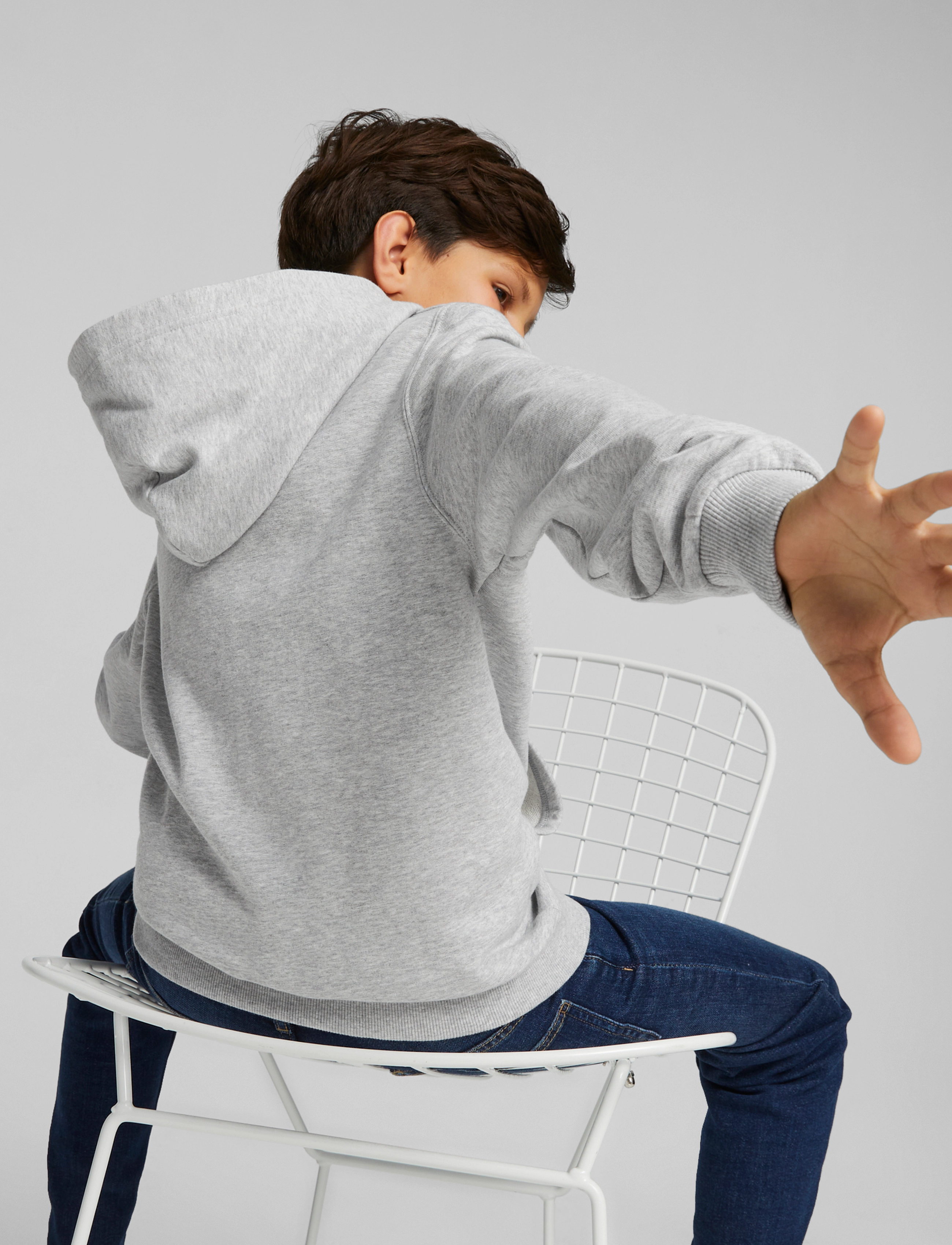 PUMA - BETTER CLASSICS Relaxed Hoodie TR B - light gray heather - 3