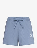 CLASSICS Ribbed A-Line Shorts - ZEN BLUE
