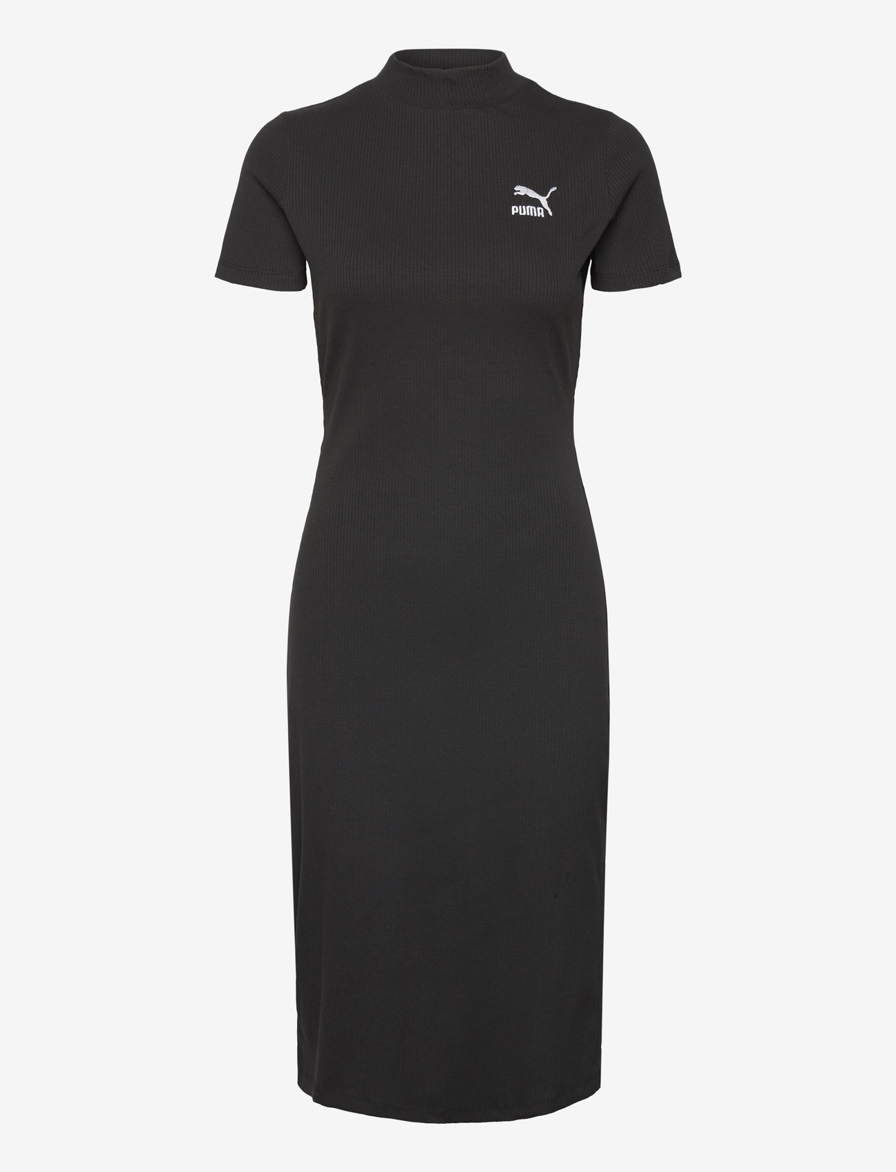 PUMA - CLASSICS Ribbed Dress - puma black - 0