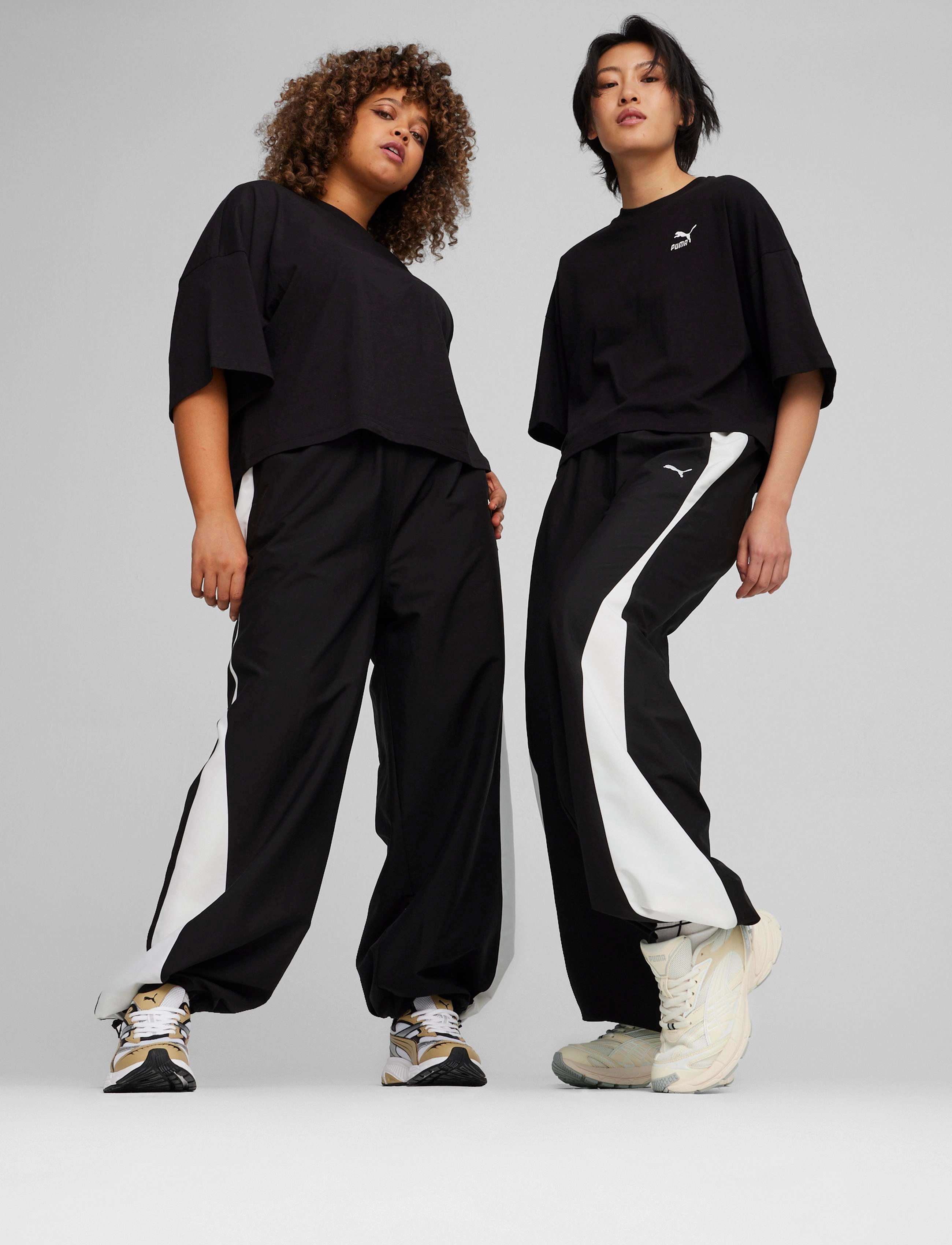 PUMA - DARE TO Relaxed Parachute Pants WV - puma black-white - 4