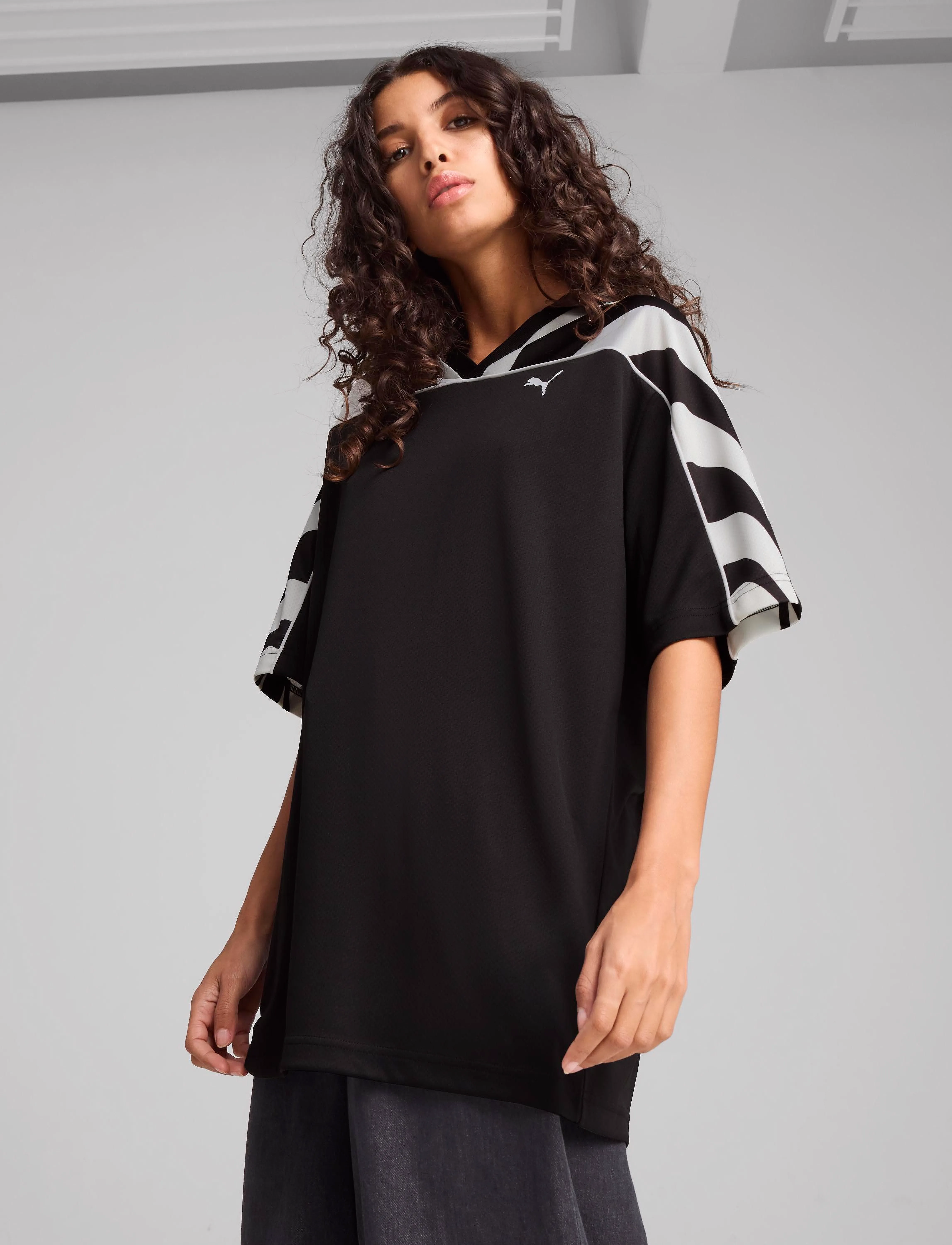 PUMA - FUTURE.PUMA.ARCHIVE Relaxed Football Jersey - fotbollströjor - puma black - 0