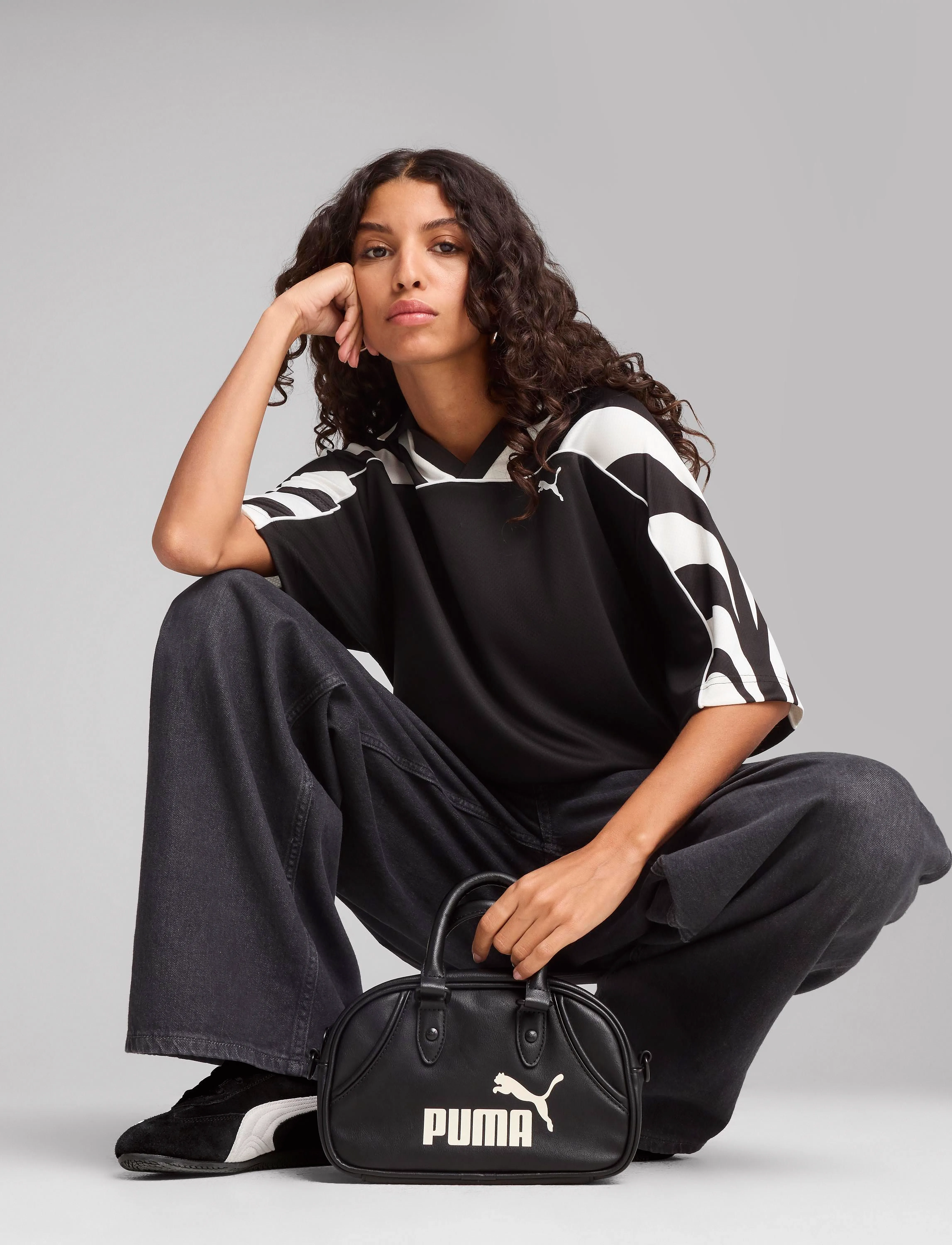 PUMA - FUTURE.PUMA.ARCHIVE Relaxed Football Jersey - fotbollströjor - puma black - 4