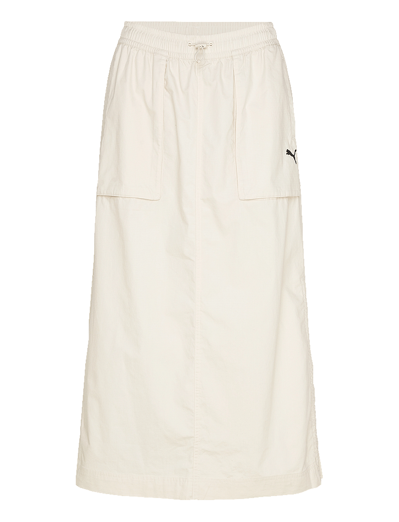 PUMA - FUTURE.PUMA.ARCHIVE Zip-Off Maxi Woven Skirt - kjoler & nederdele - alpine snow - 0