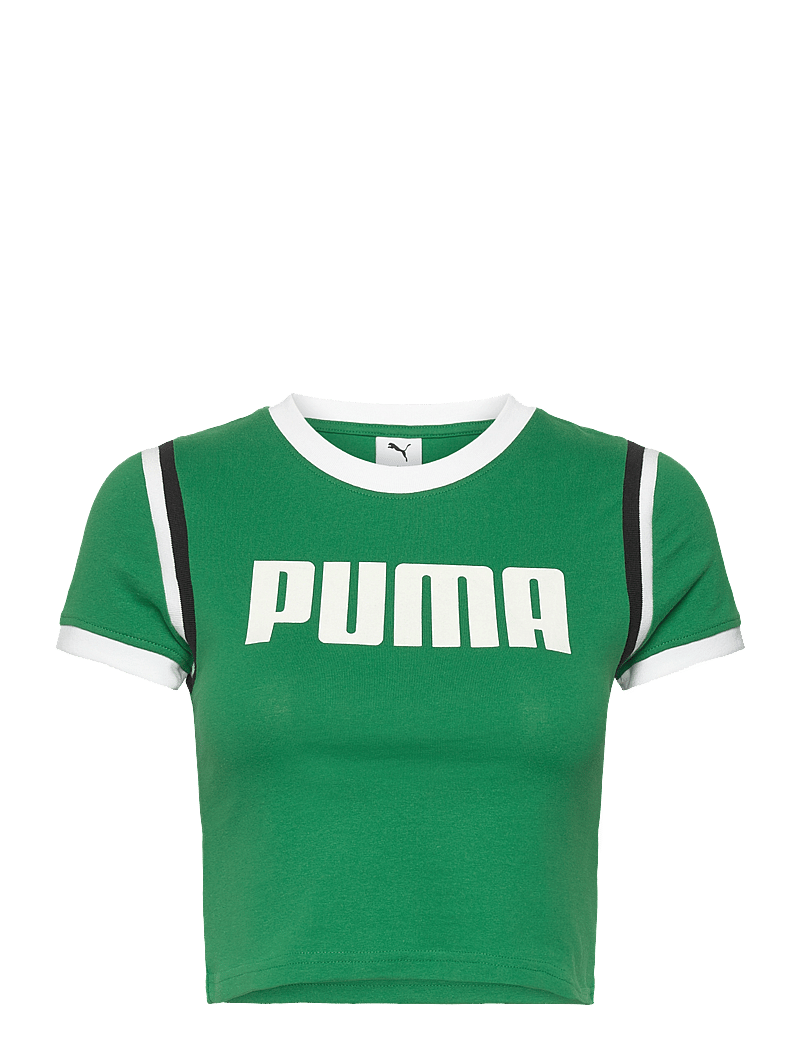 PUMA - FUTURE.PUMA.ARCHIVE Graphic Baby Tee - crop-tops - archive green - 0