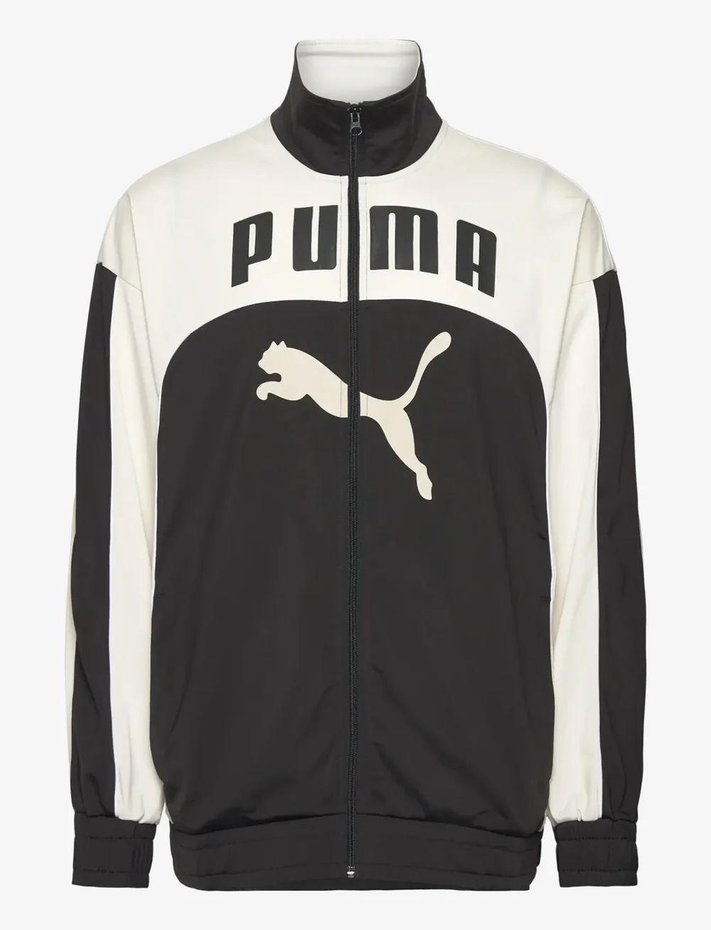 PUMA - FUTURE.PUMA.ARCHIVE Relaxed Track Jacket - dressipluusid ja pusad - puma black-alpine snow - 1