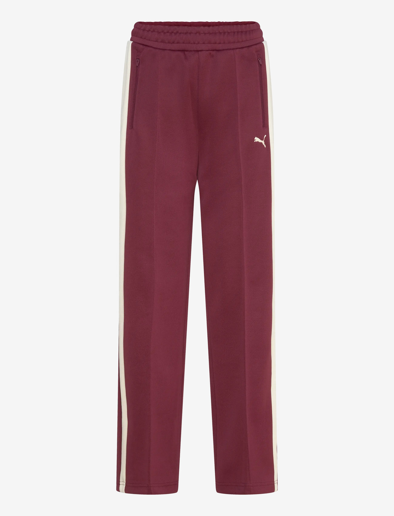 PUMA - T7 ALWAYS ON Straight Track Pants op - träningsbyxor - ruby shimmer - 0