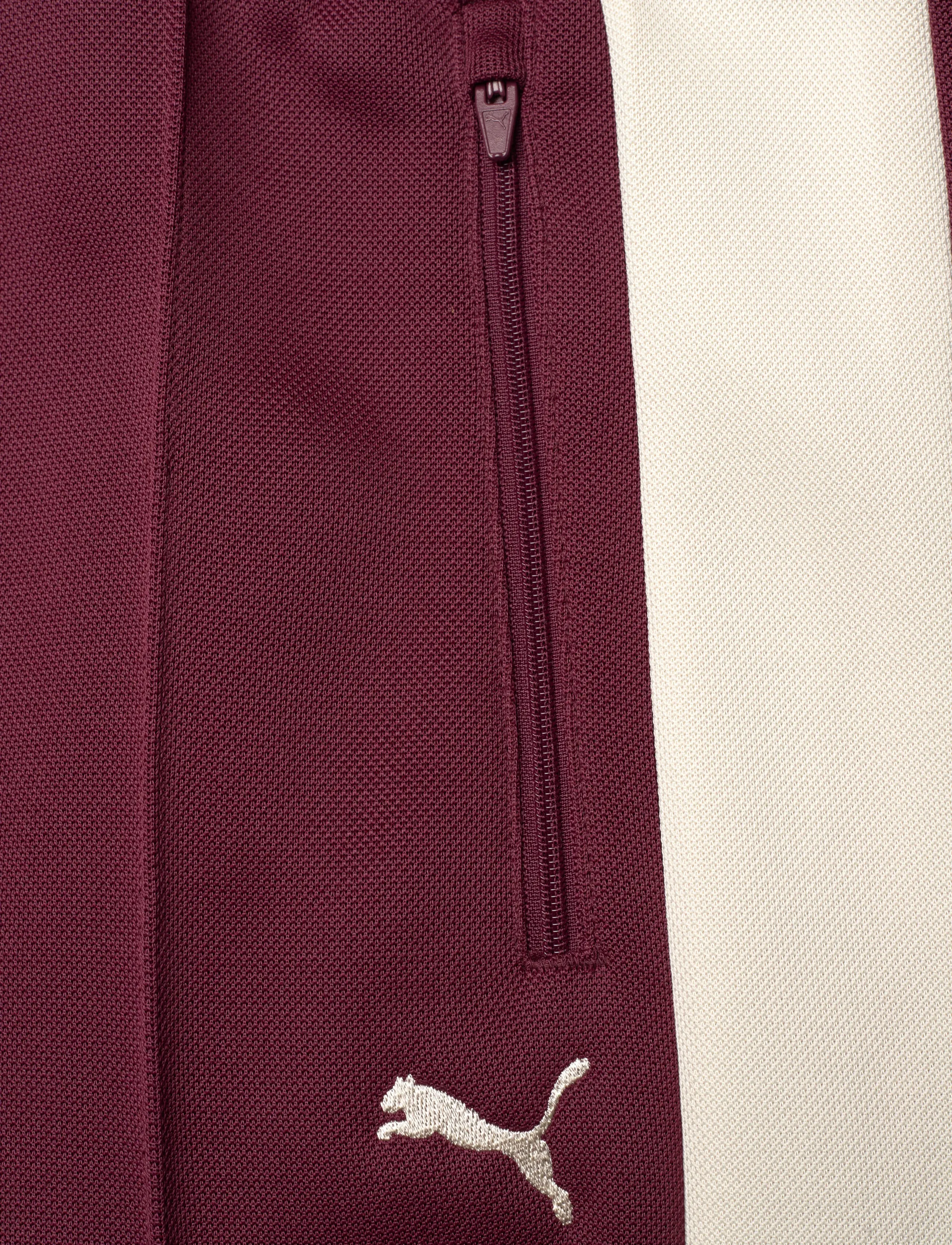 PUMA - T7 ALWAYS ON Straight Track Pants op - ruby shimmer - 4