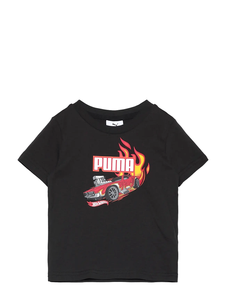 PUMA - PUMA X HOT WHEELS Graphic Tee - kortærmede t-shirts - puma black - 0