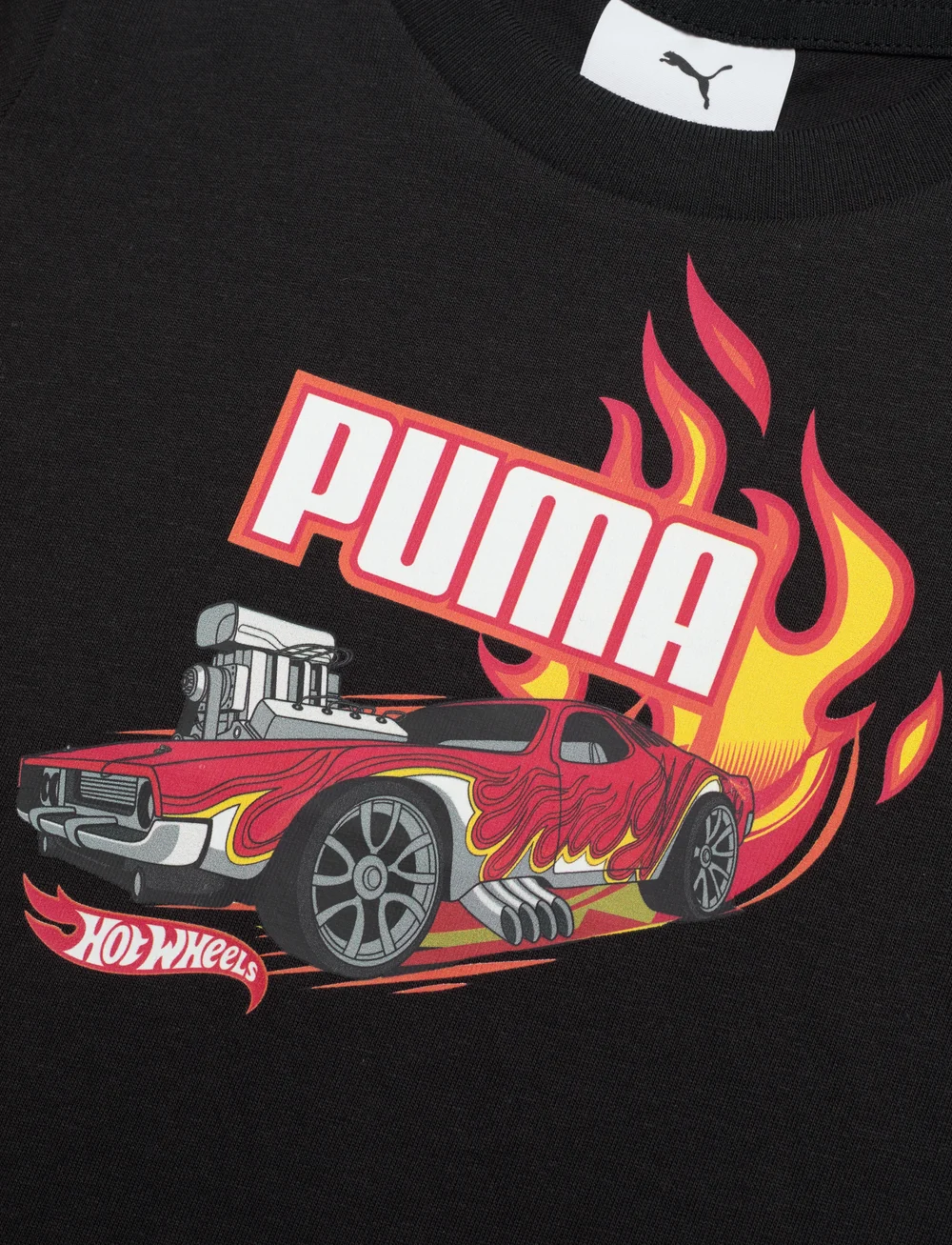 PUMA - PUMA X HOT WHEELS Graphic Tee - kortærmede t-shirts - puma black - 2